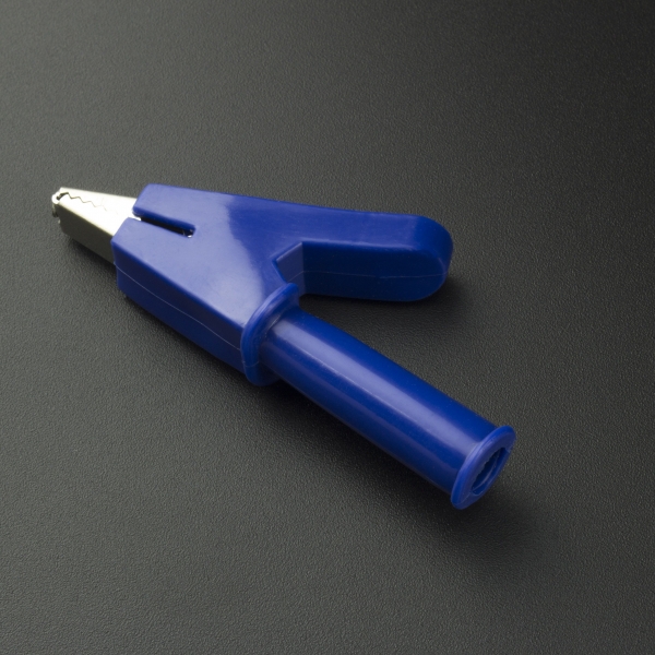 Caimán Conector 10 mm 10A Azul Genérico - 2