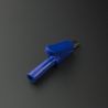 Caimán Conector 10 mm 10A Azul Genérico - 5