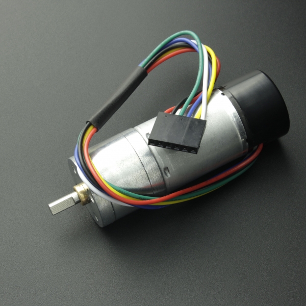 Motorreductor con Encoder 200 RPM 2.6Kg.cm Motorreductor con Encoder 200 RPM 2.6Kg.cm