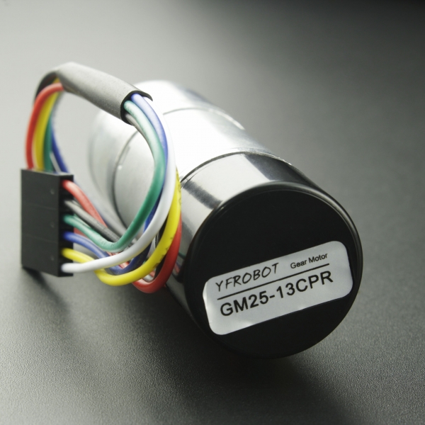 Motorreductor con Encoder 200 RPM 2.6Kg.cm Motorreductor con Encoder 200 RPM 2.6Kg.cm