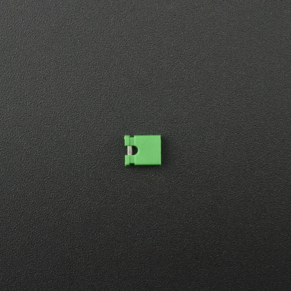 Conector Jumper 2.54 mm 2P Verde Genérico - 4
