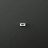Conector Jumper 2.54 mm 2P Blanco Genérico - 2