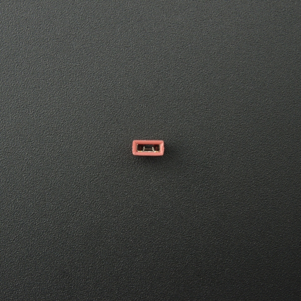 Conector Jumper 2.54 mm 2P Rojo Genérico - 3