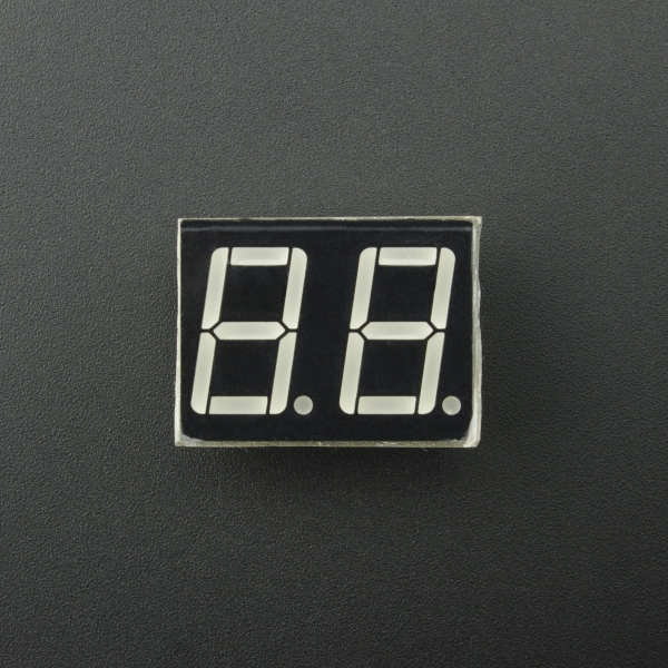 Display 7 segmentos X2 Ánodo Común 0.56 Inch Genérico - 1
