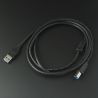 Cable USB 2.0 Tipo A Macho a Tipo B Macho Negro 1.5 metros Genérico - 1 Cable USB 2.0 Tipo A Macho a Tipo B Macho Negro 1.5 metros Genérico - 1