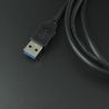 Cable USB 2.0 Tipo A Macho a Tipo B Macho Negro 1.5 metros Genérico - 5 Cable USB 2.0 Tipo A Macho a Tipo B Macho Negro 1.5 metros Genérico - 5