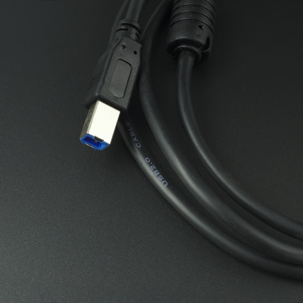 Cable USB 2.0 Tipo A Macho a Tipo B Macho Negro 1.5 metros Genérico - 6 Cable USB 2.0 Tipo A Macho a Tipo B Macho Negro 1.5 metros Genérico - 6