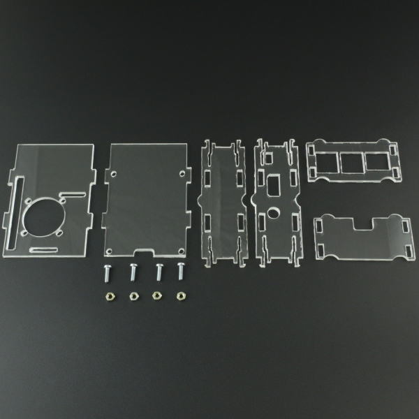 CAJA PROTECTORA EN ACRÍLICO PARA RASPBERRY PI B+/PI 2/PI 3 Vistronica - 2
