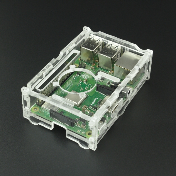 CAJA PROTECTORA EN ACRÍLICO PARA RASPBERRY PI B+/PI 2/PI 3 Vistronica - 7