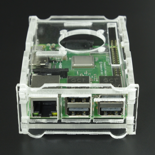 CAJA PROTECTORA EN ACRÍLICO PARA RASPBERRY PI B+/PI 2/PI 3 Vistronica - 10