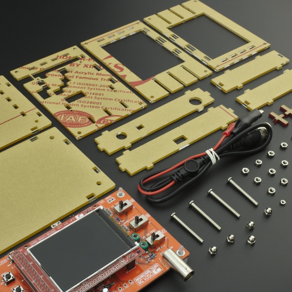 Osciloscopio Digital Mini DSO138 + Caja De Acrílico + Sonda Genérico - 6 Osciloscopio Digital Mini DSO138 + Caja De Acrílico + Sonda Genérico - 6