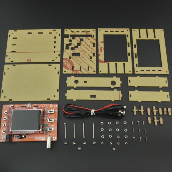 Osciloscopio Digital Mini DSO138 + Caja De Acrílico + Sonda Genérico - 2 Osciloscopio Digital Mini DSO138 + Caja De Acrílico + Sonda Genérico - 2