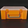 Caja de Herramientas Multifuncional  10.5x25x18 cm Color Naranja Genérico - 2