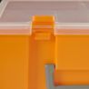 Caja de Herramientas Multifuncional  10.5x25x18 cm Color Naranja Genérico - 3