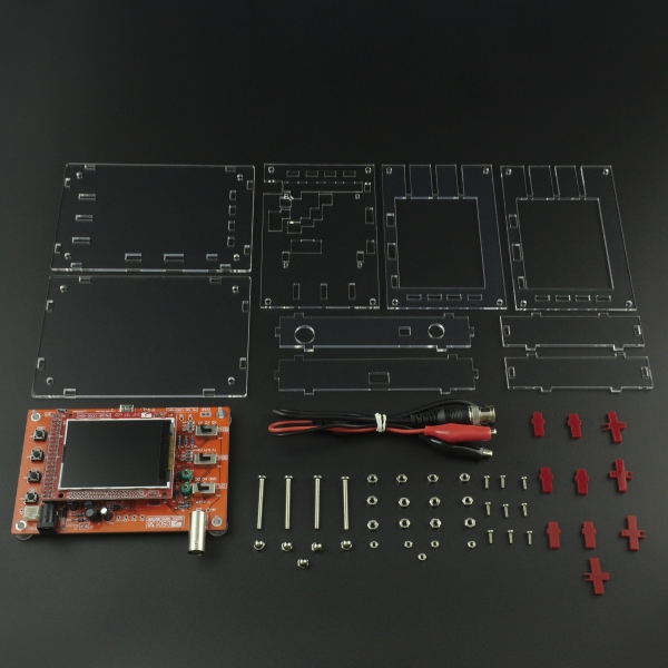 Osciloscopio Digital Mini DSO138 + Caja De Acrílico + Sonda Genérico - 3 Osciloscopio Digital Mini DSO138 + Caja De Acrílico + Sonda Genérico - 3