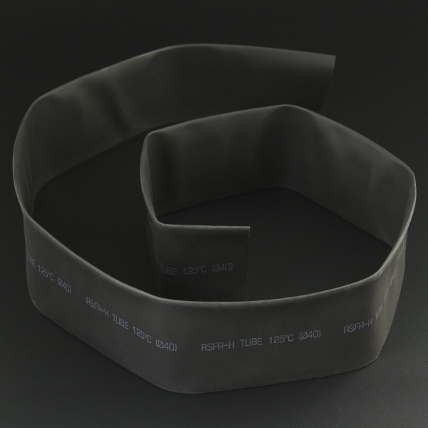 Tubo Termoencogible Negro 40 mm 1 Metro Genérico - 5