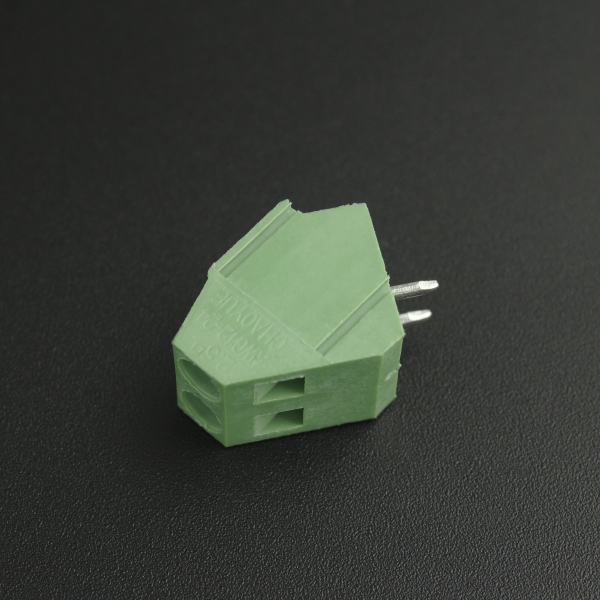 Bornera Terminal Block DG103 2P 5mm Inclinado Genérico - 1 Bornera Terminal Block DG103 2P 5mm Inclinado Genérico - 1