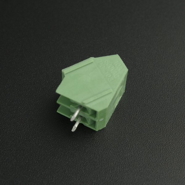 Bornera Terminal Block DG103 2P 5mm Inclinado Genérico - 5 Bornera Terminal Block DG103 2P 5mm Inclinado Genérico - 5