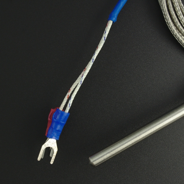 Termocupla tipo K 2 Metros con Sonda de 50mm Genérico - 5