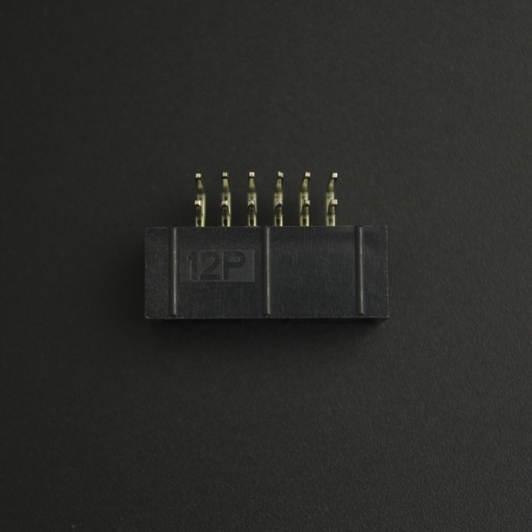 CONECTOR IDC DC3-12P 2x6P MACHO ACODADO Genérico - 3 CONECTOR IDC DC3-12P 2x6P MACHO ACODADO Genérico - 3