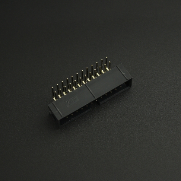 CONECTOR IDC DC3-24P 2x12P MACHO ACODADO Genérico - 3