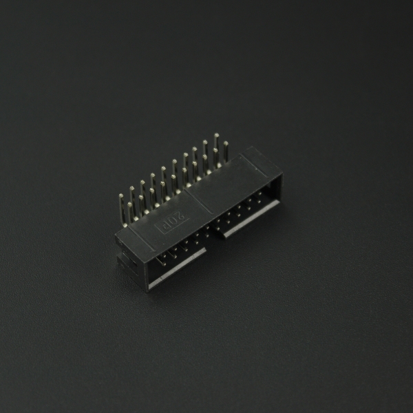 CONECTOR IDC DC3-20P 2x10P MACHO ACODADO Genérico - 9 CONECTOR IDC DC3-20P 2x10P MACHO ACODADO Genérico - 9