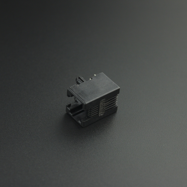 Conector Jack RJ12 Negro Para PCB  Genérico - 5