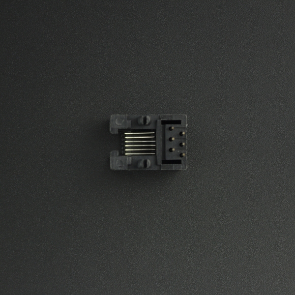 Conector Jack RJ12 Negro Para PCB  Genérico - 1