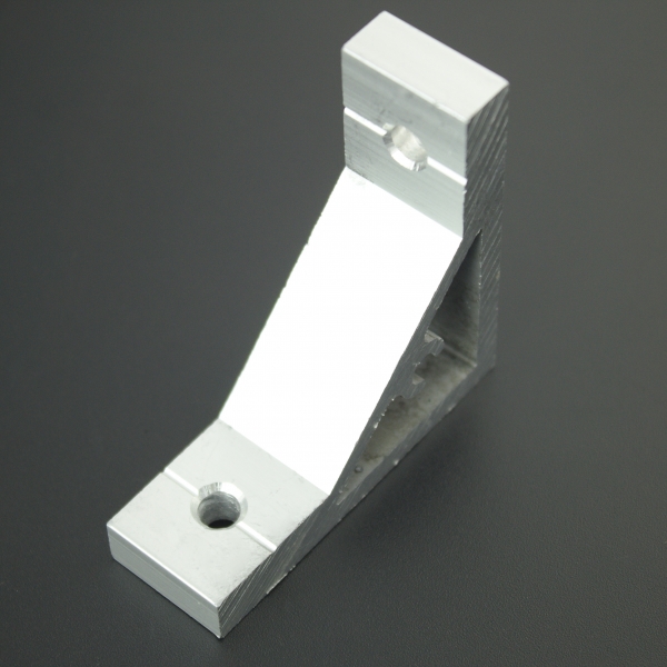 Soporte 90 Grados en Aluminio Para Perfil 20x20 Genérico - 3