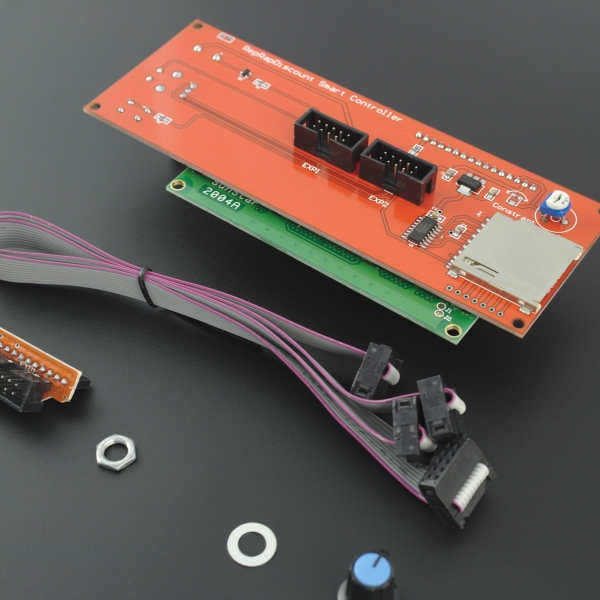 Pantalla LCD 20X4 Para Impresora 3D (Smart Controller For Reprap 3D) Genérico - 5