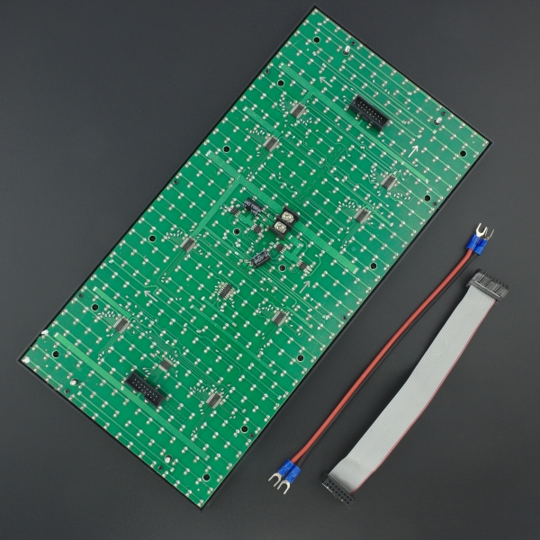 Matriz de Leds Blanco 32x16 P10 4.8mm Genérico - 7 Matriz de Leds Blanco 32x16 P10 4.8mm Genérico - 7