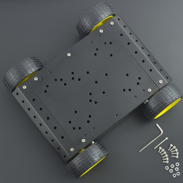Plataforma Móvil 4WD Rover Para Robótica Genérico - 3 Plataforma Móvil 4WD Rover Para Robótica Genérico - 3