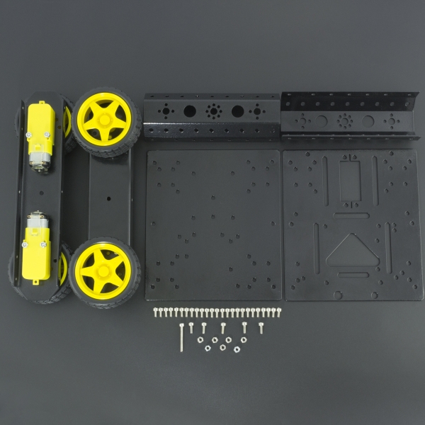 Plataforma Móvil 4WD Rover Para Robótica Genérico - 5 Plataforma Móvil 4WD Rover Para Robótica Genérico - 5