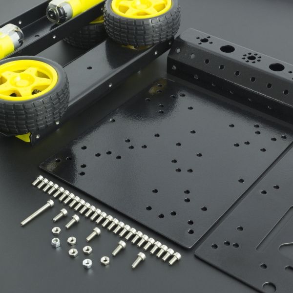 Plataforma Móvil 4WD Rover Para Robótica Genérico - 6 Plataforma Móvil 4WD Rover Para Robótica Genérico - 6