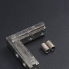 Soporte Unión en L Para Perfil de Aluminio 40x40 Doble Tornillo De Fijación  Genérico - 3