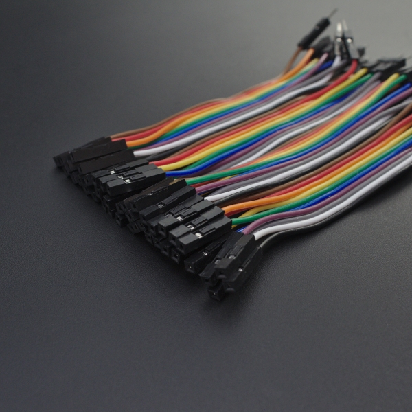 Cable DuPont Macho Hembra X40 10 cm Genérico - 3