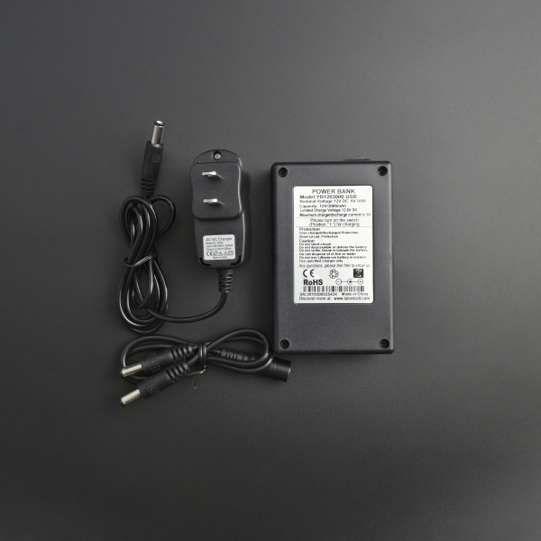 Batería Power Bank De Litio Recargable 3000 mAh + Adaptador De Voltaje 12V Genérico - 4