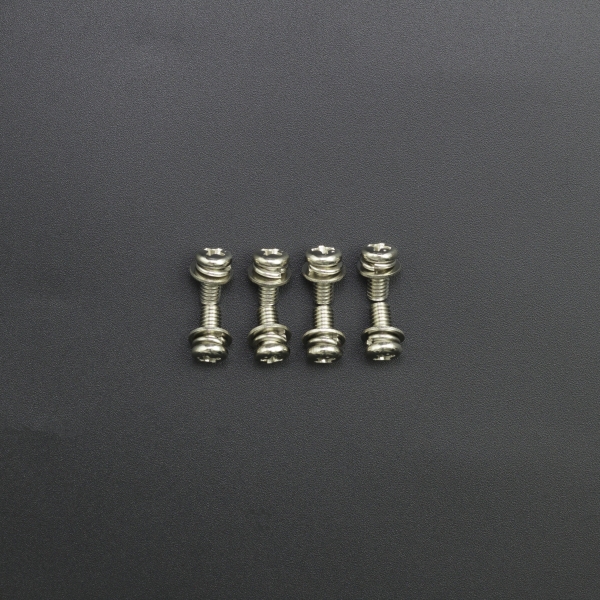 Tornillo Estrella Cabeza Redonda M4x8 Mm Con Arandela Genérico - 4