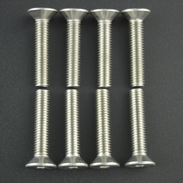 Tornillo Allen Cabeza Avellanada M5x25 Mm Niquelada Genérico - 4