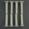 Tornillo Allen Cabeza Avellanada M5x25 Mm Niquelada Genérico - 4
