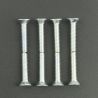Tornillo Estrella Cabeza Avellanada 3/16x1 Pulgadas Genérico - 4