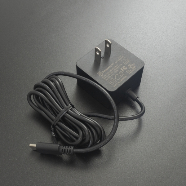 ADAPTADOR DE VOLTAJE 15.3W USB TIPO C PARA RASPBERRY PI 4 (Original) Raspberry PI - 4