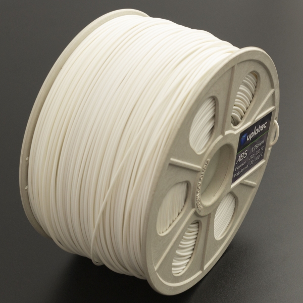 Filamento ABS 1.75mm Blanco para Impresora 3D 1Kg UPLATEC Genérico - 3