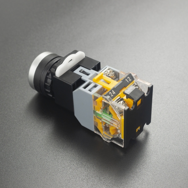 Interruptor Pulsador Normalmente Abierto 22mm YB-LA38 Con Led Indicador Verde Genérico - 5 Interruptor Pulsador Normalmente Abierto 22mm YB-LA38 Con Led Indicador Verde Genérico - 5