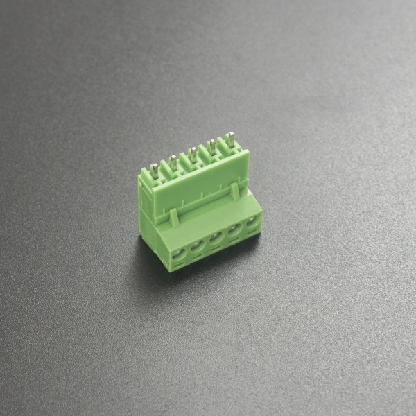 Terminal de Bloque Enchufable 5.08MM Verde 5P Genérico - 5
