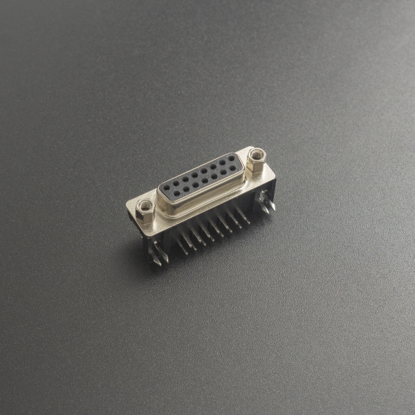 Conector DB15 Hembra 2 Líneas 90 Grados Para PCB Genérico - 2 Conector DB15 Hembra 2 Líneas 90 Grados Para PCB Genérico - 2