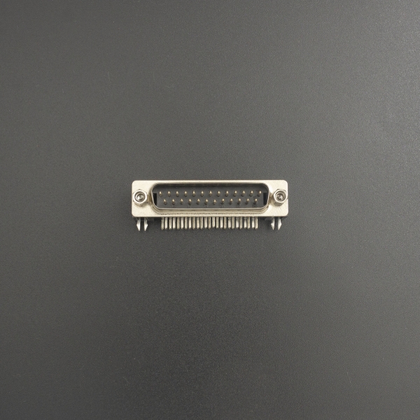 Conector DB25 Macho 90 Grados Para PCB Genérico - 1 Conector DB25 Macho 90 Grados Para PCB Genérico - 1