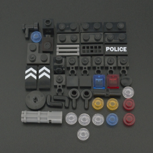 Kit Educativo Tipo LEGO Police Swat 8 en 1 Genérico - 9 Kit Educativo Tipo LEGO Police Swat 8 en 1 Genérico - 9