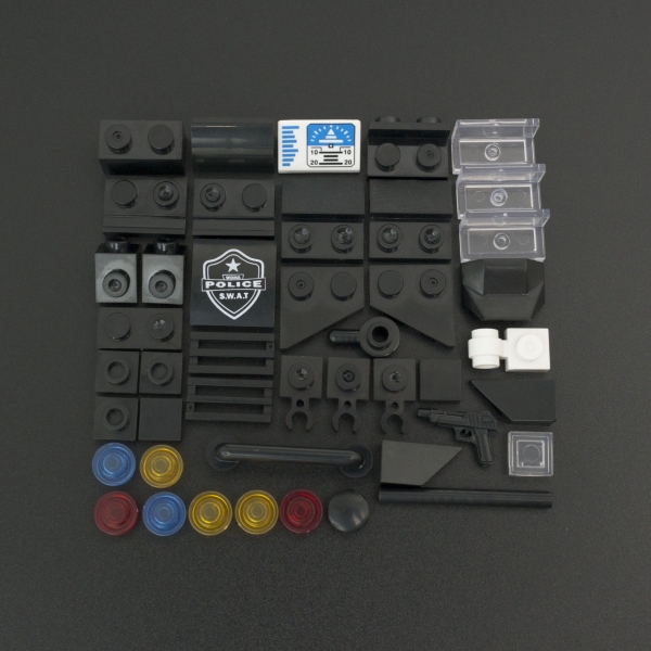 Kit Educativo Tipo LEGO Police Swat 8 en 1 Genérico - 24 Kit Educativo Tipo LEGO Police Swat 8 en 1 Genérico - 24