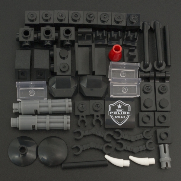 Kit Educativo Tipo LEGO Police Swat 8 en 1 Genérico - 32 Kit Educativo Tipo LEGO Police Swat 8 en 1 Genérico - 32